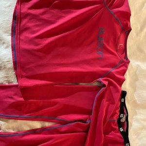 Burton girls long underwear 10 / 12 GUC some snags